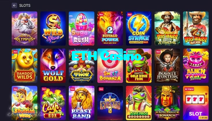 ETH Casino خوش آمدید بونس +600% پیشکش موبائل ایپ کے پروموشن سیکشن میں دکھائی دیتی ہے۔